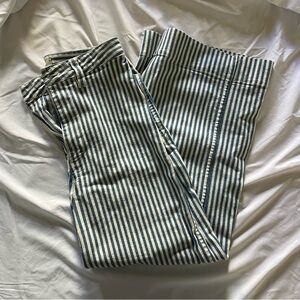 Madewell Striped Wide Leg Pant